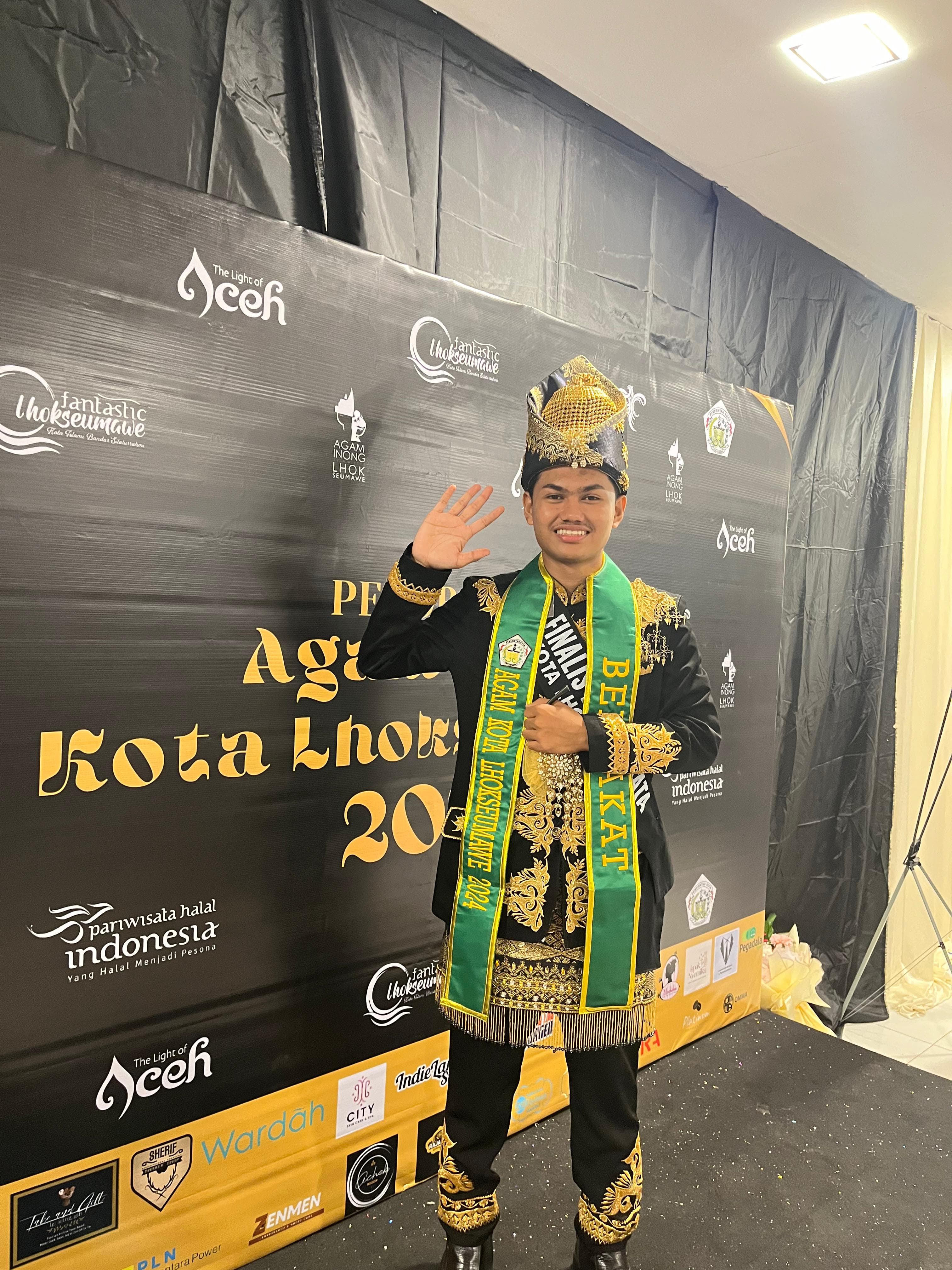 Zaqiul Maula Raih Gelar Agam Berbakat Lhokseumawe 2024: Representasi Pemuda Berkarya dan Berbudaya